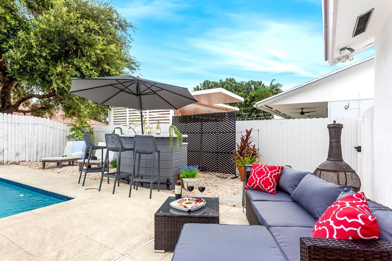 Bright Villa, Heated Pool, 2 Kings, By Everglades, Biscayne & Keys โฮมสเตด ภายนอก รูปภาพ